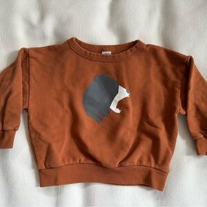 Petit Bateau Brown Lion Sweatshirt